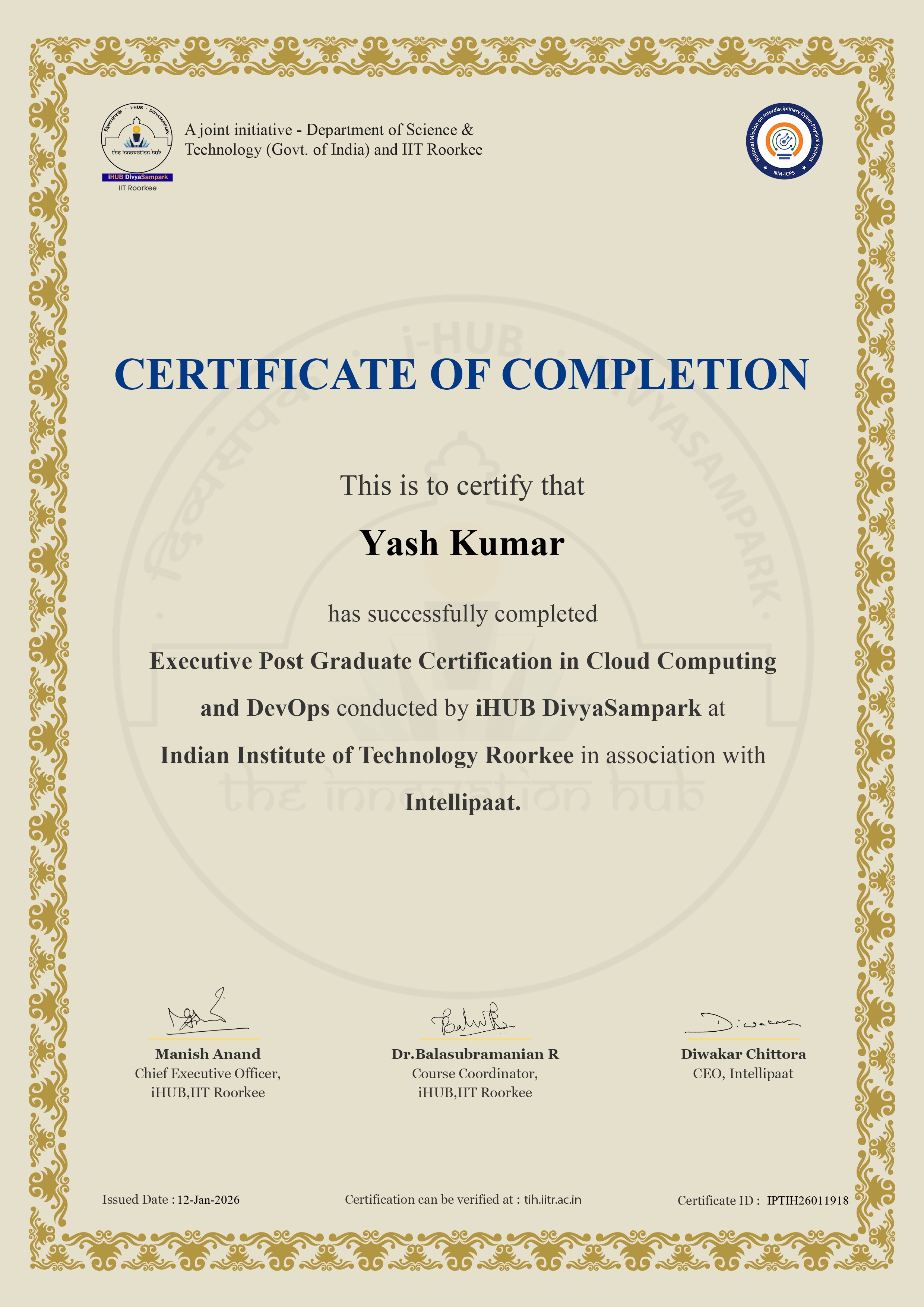 Yash Kumar - French language Specialist | DevSecOps | AWS | LinkedIn