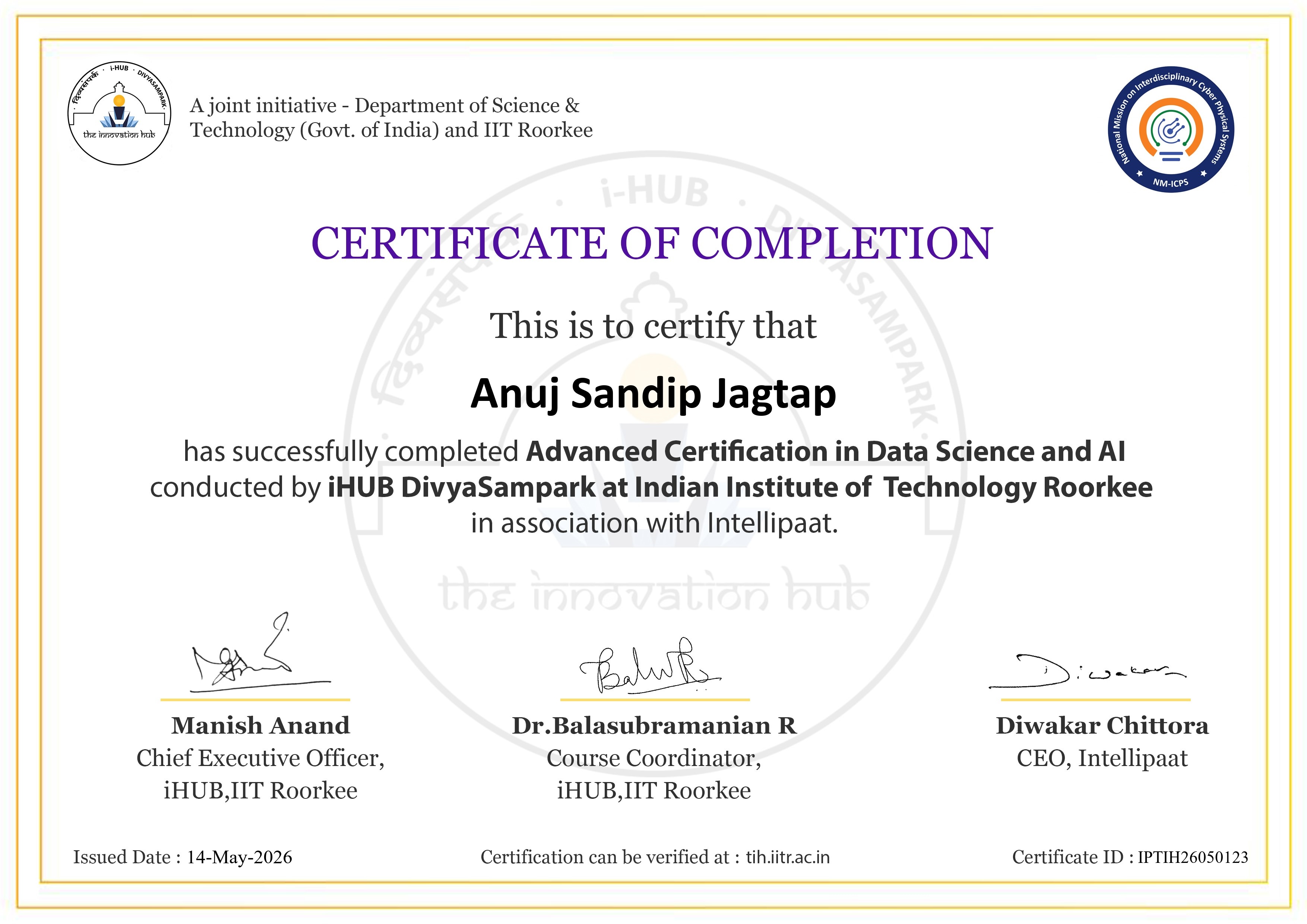 Anuj Jagtap - Data Analyst Intern at ACC | MSc Statistics | Aspiring ...